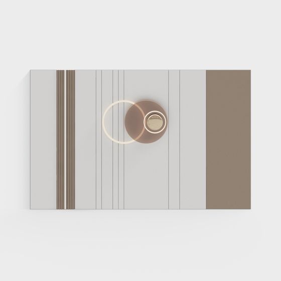 Minimalist Door 3D model for Modern Interiors