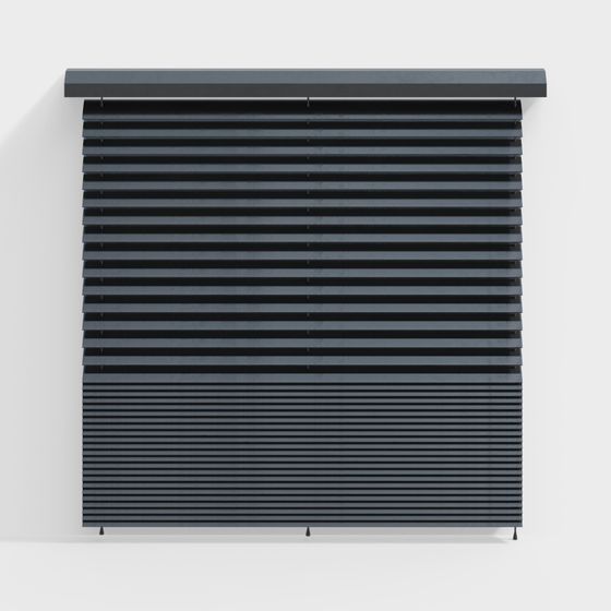 Unique Low-Poly Shutter 3D model