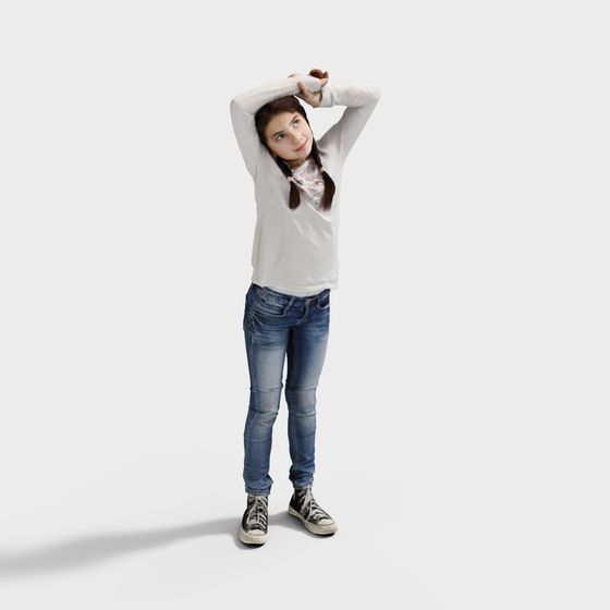 Teenager 3D Model