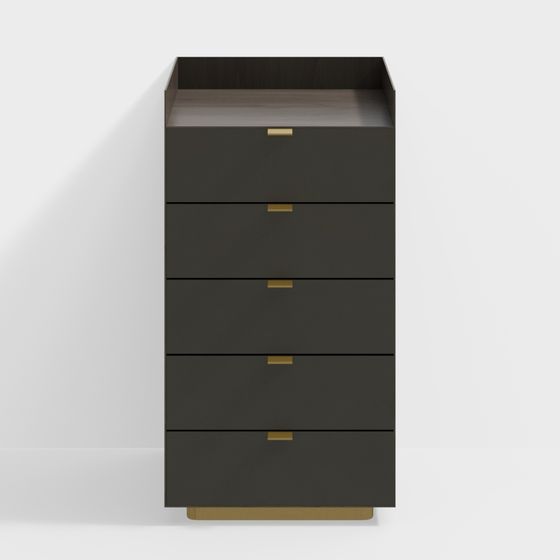 Minimalist Storage Cabinet 3D model