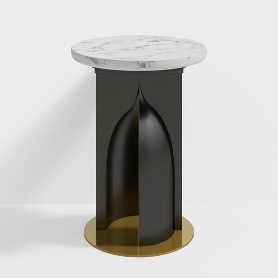 Elegant Round Table 3D model for Modern Aesthetics