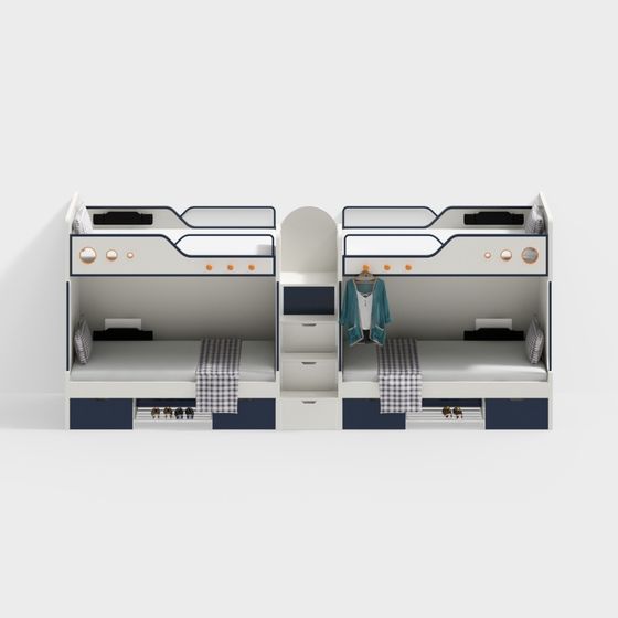 Lit à Panneaux Monobloc