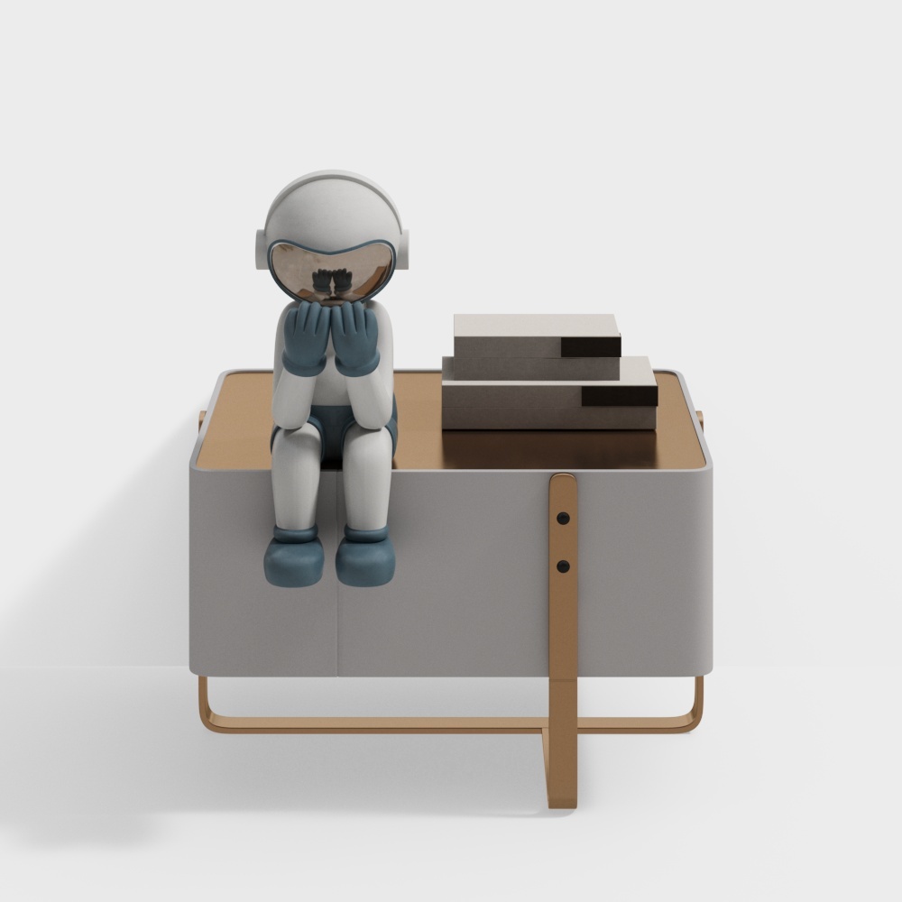 Futuristic Space Walker 3D Model