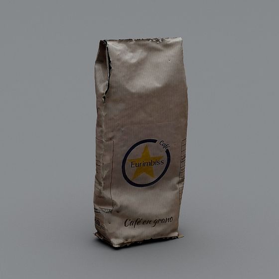 Eurimbiss Coffee Bag 3D model
