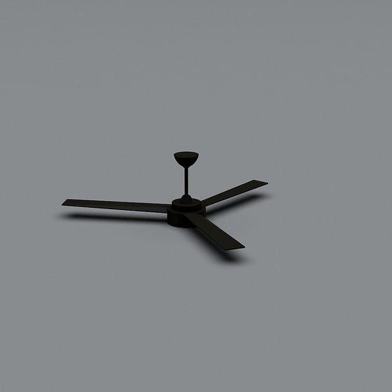 Minimal Ceiling Fan 3D model
