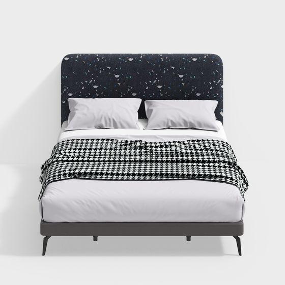 Urban Speckle Bed 3D model