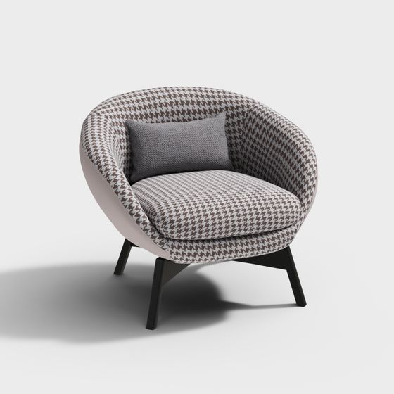 Cozy Lounge Chair 3D model