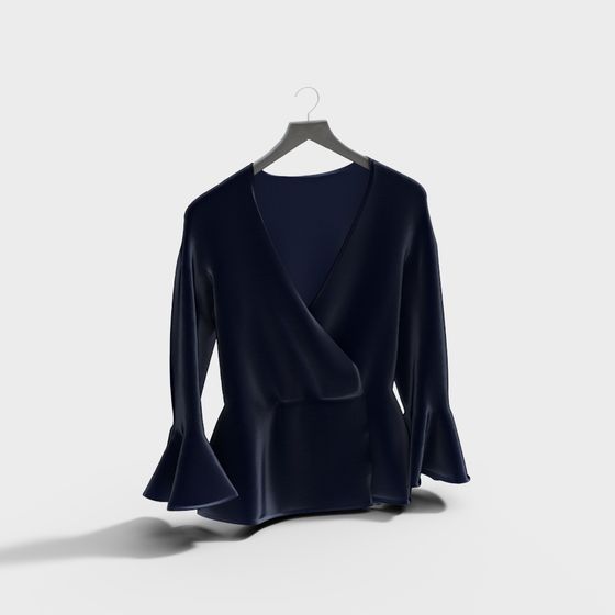 현대 의류-19-긴 소매 블라우스