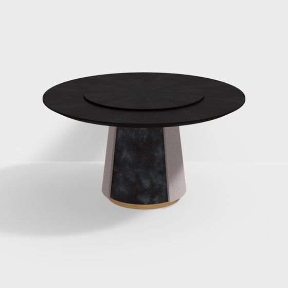 Stylish Urban Round Table 3D model