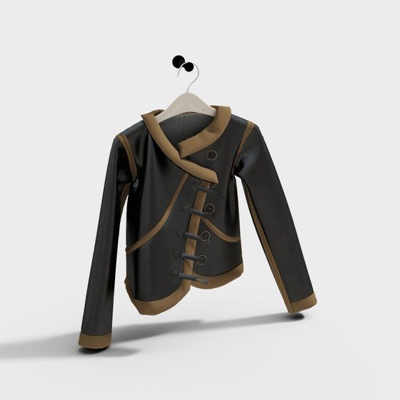 Retro Style Jacket 3D model