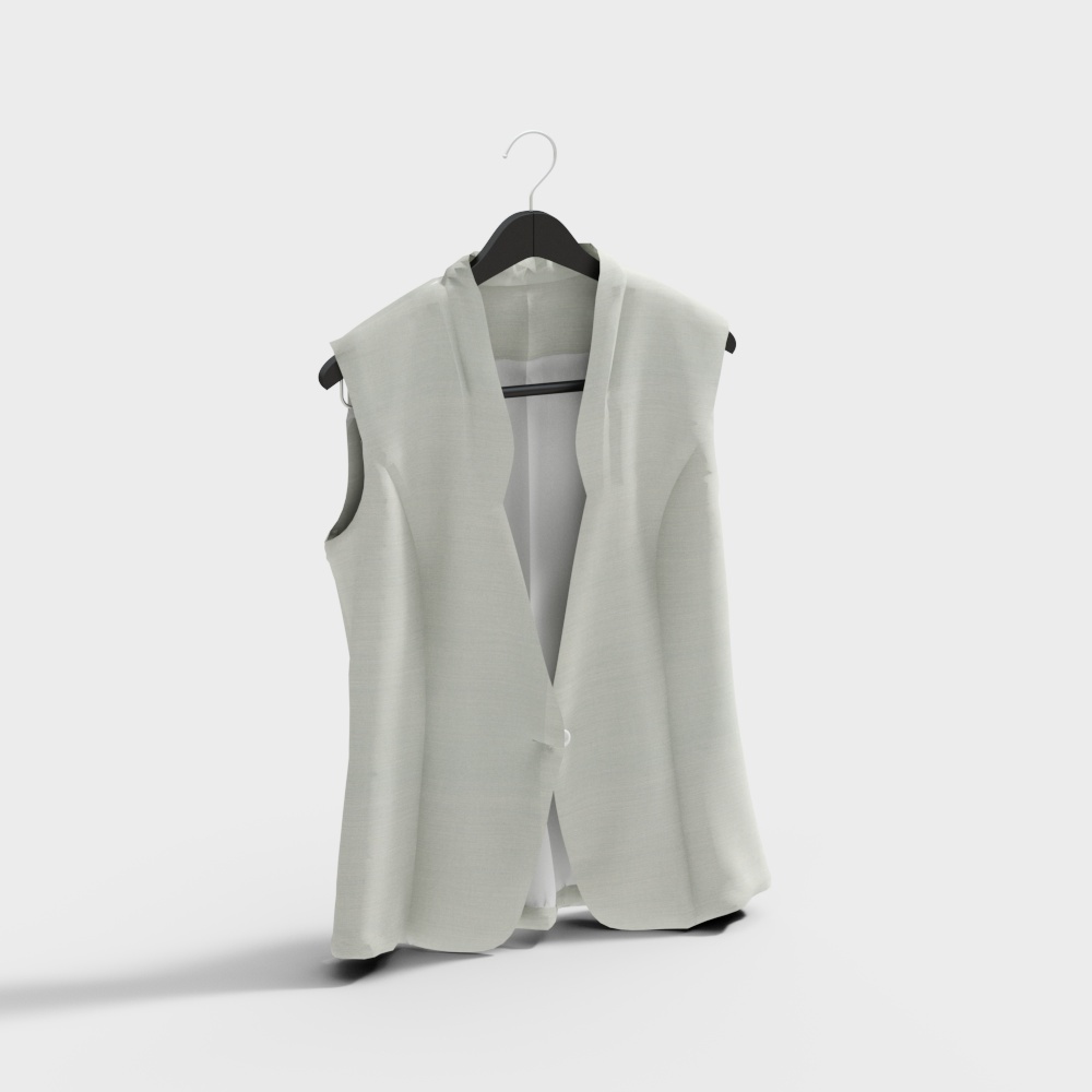 Elegant Vest 3D Model for Modern Aesthetics