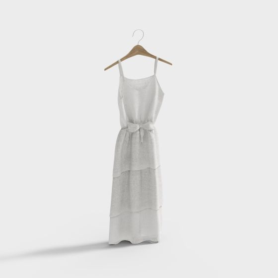 Lightweight Summer Dress 3D model