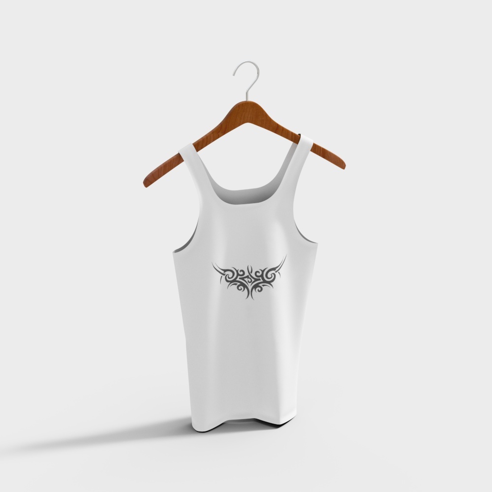 Modern clothes -20-white vest