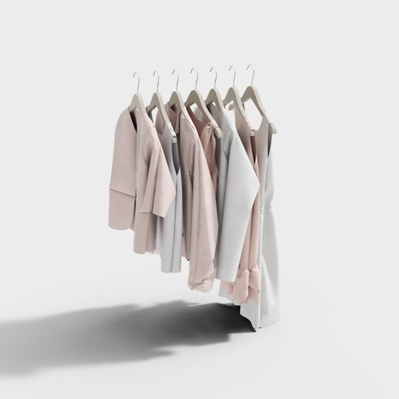 Stylish Clothing 3D Model Set for Modern Designers