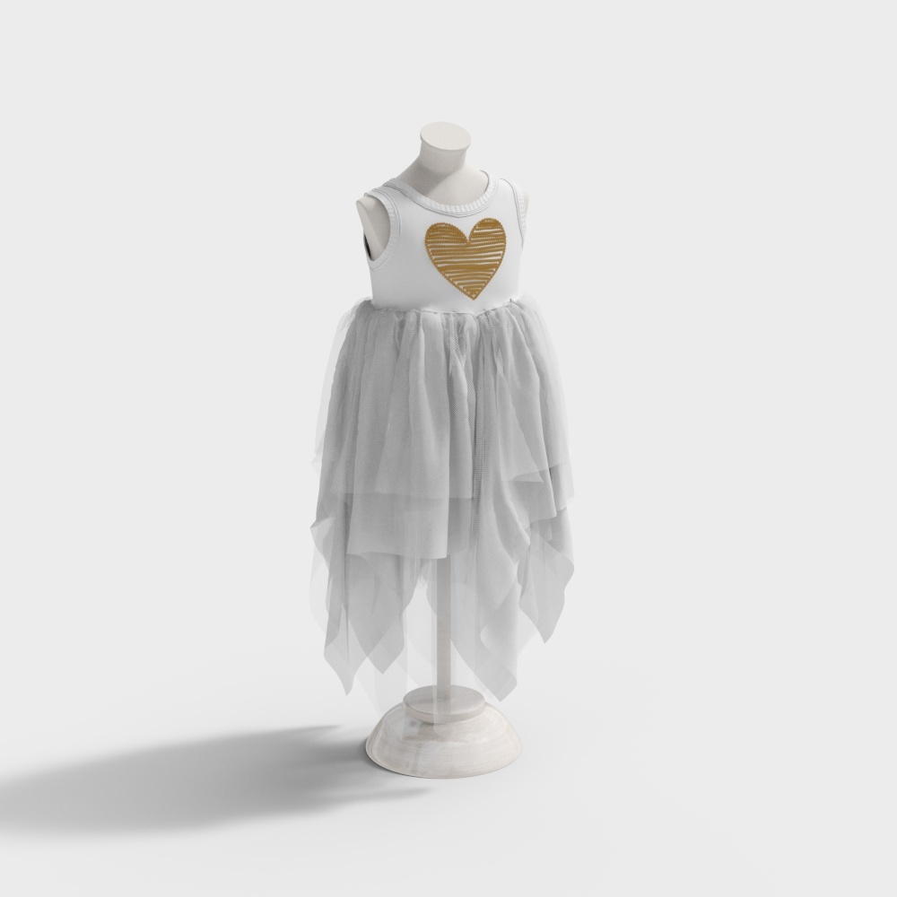 Dreamy Dance Skirt 3D model