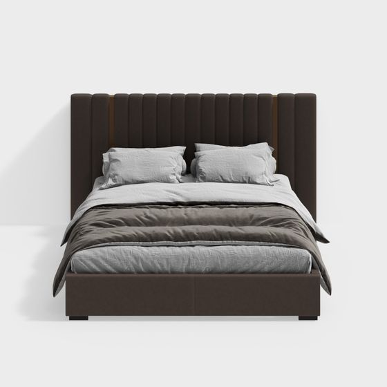 Urban Comfort Bed 3D Model for Modern Spaces