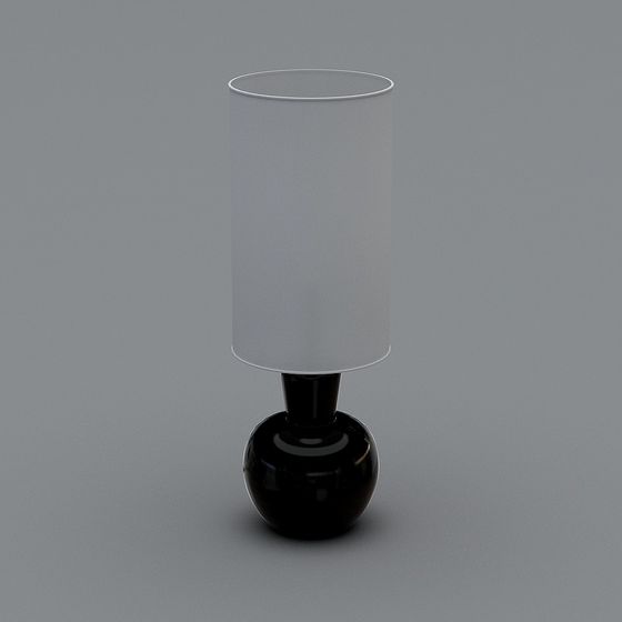 Elegant Minimalist Table Lamp 3D model