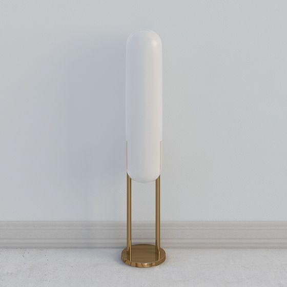Stylish Minimalist Floor Lamp 3D model