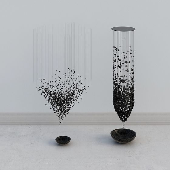 Suspended Stone Column 3D model