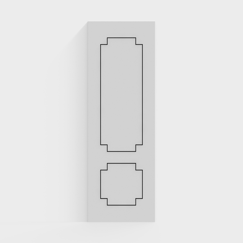 金属ストリップ 中華風ダブルフレーム壁パネル