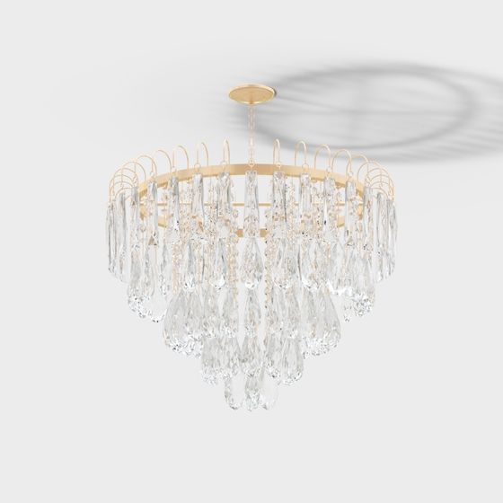Crystal Chandelier 3D model