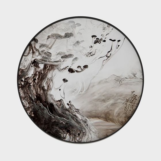 Ink Flow Swirl 3D model