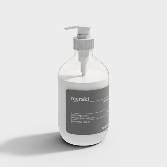 Meraki Hand Care Bottle 3D Model