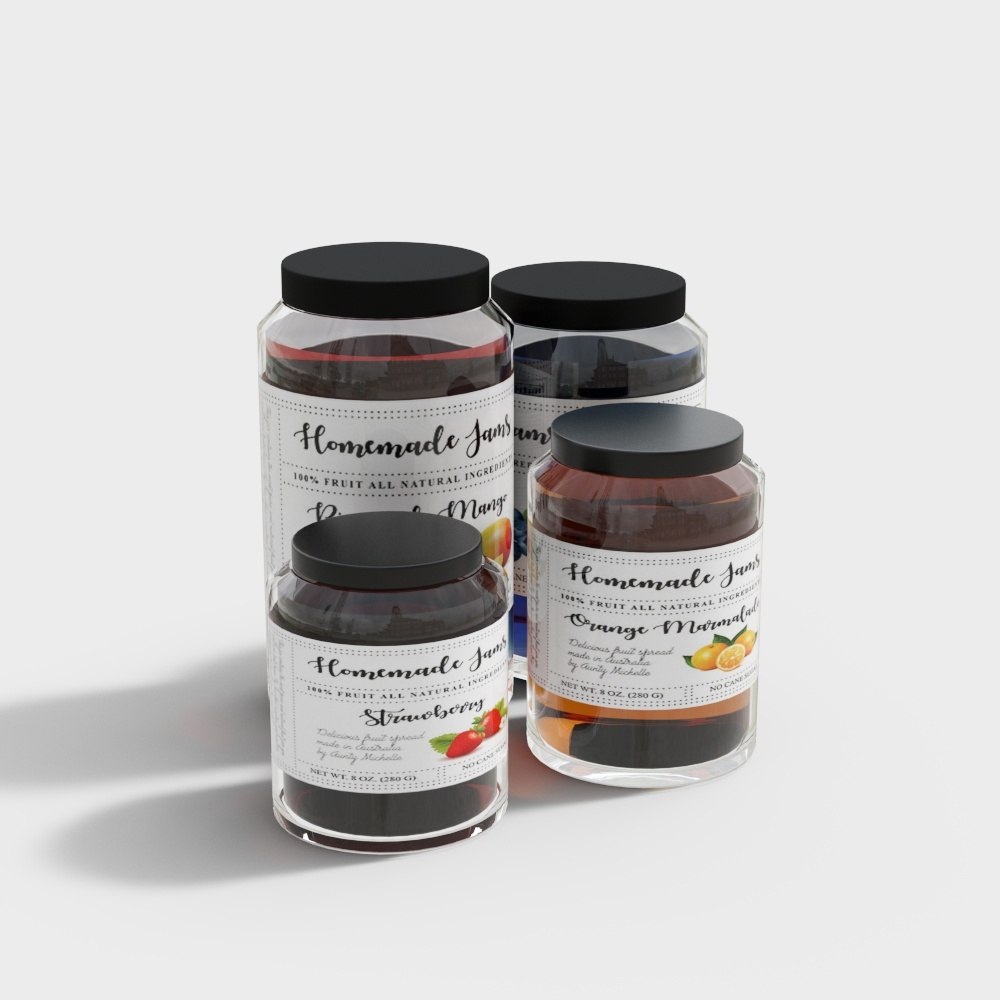 CS Jam Jar Kitchen Ornament PD