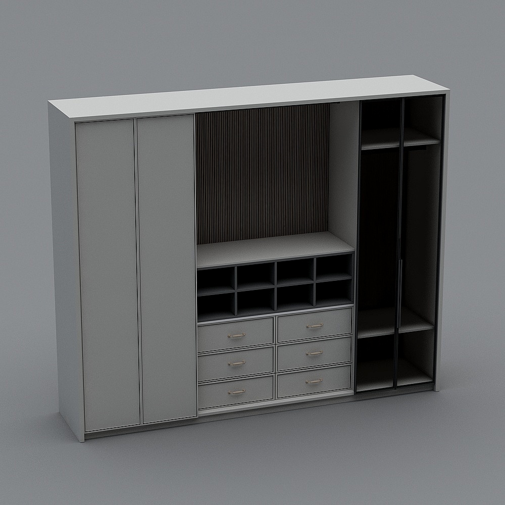 modern wardrobe