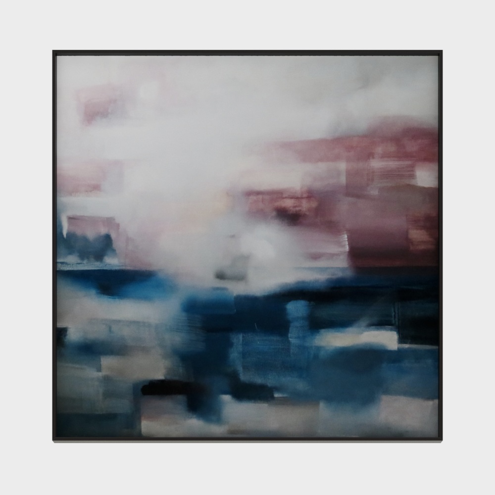 수공 작업된 유화