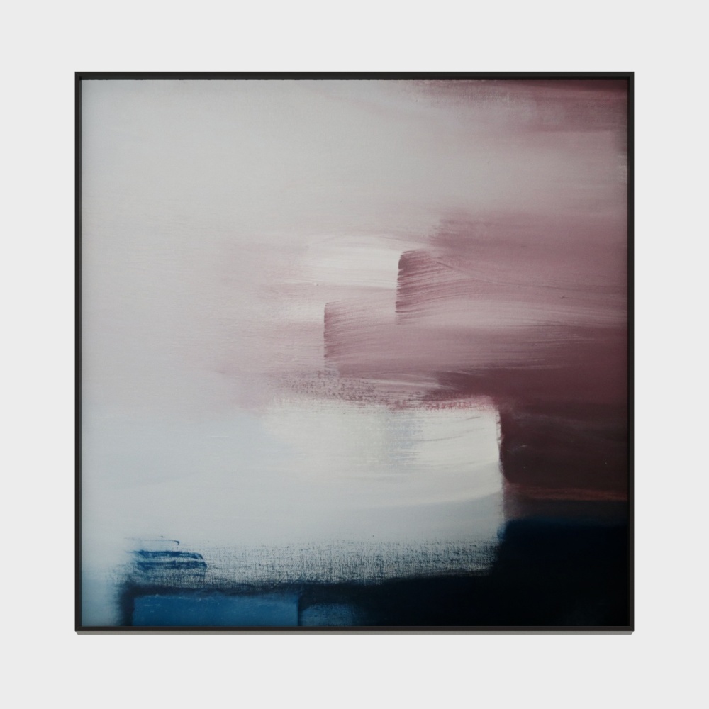 수공 작업된 유화