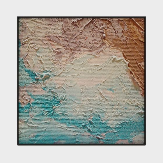 การวาดภาพด้วยสีน้ำมันทำมือ