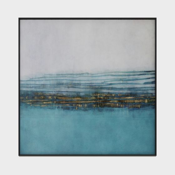 Morning Mist Lake View 3D model