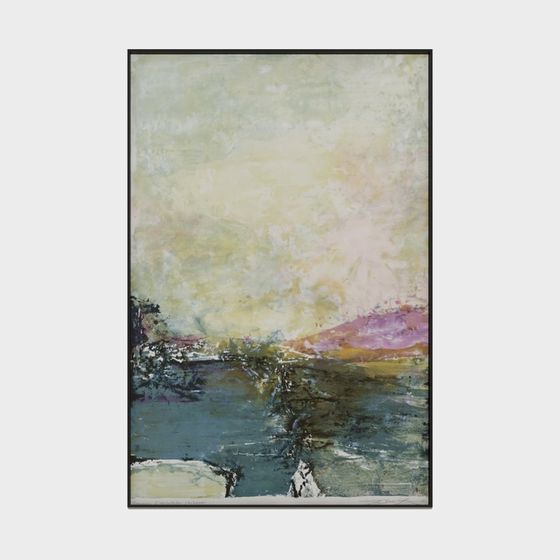 Abstract Lake View 3D Model