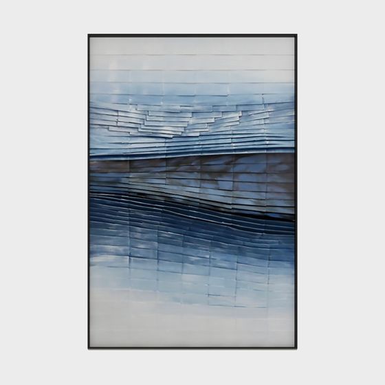 Abstract Waveboard 3D Model Design