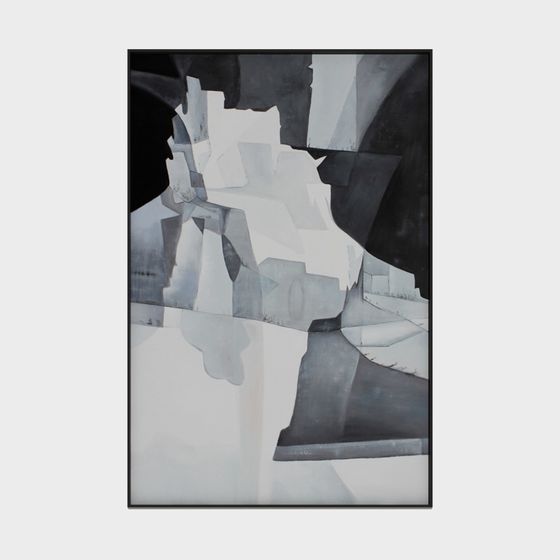 Abstract Broken Glass 3D Model for Modern Art