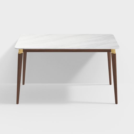 Mid-Century Modern Dining Table 3D model