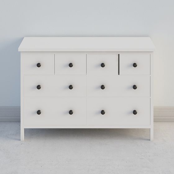 City Window Storage Cabinet 3D model