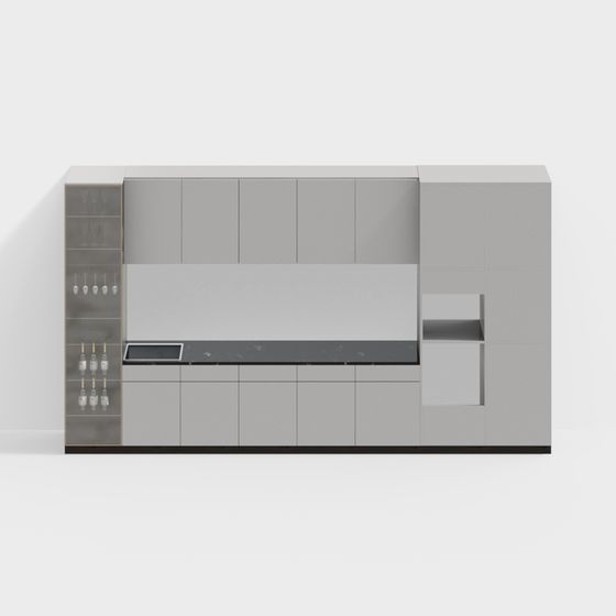 Urban Wine Cabinet 3D model