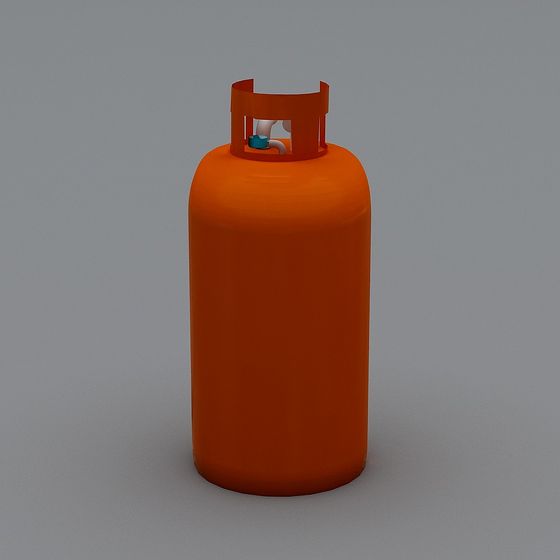 Stylish Gas Cylinder 3D model for Creative Projects