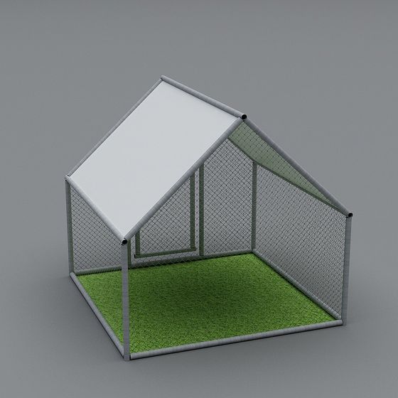 Stylish Small Fence 3D model for Creative Projects