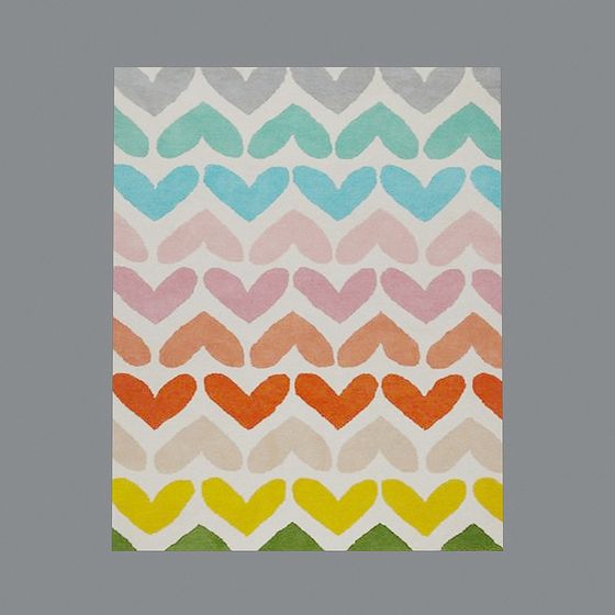 Colorful Heart Pattern 3D Model