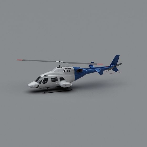 High-Detail Helicopter 3D model for Creative Projects