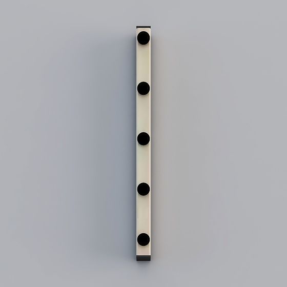 Minimalist Coat Rack 3D model