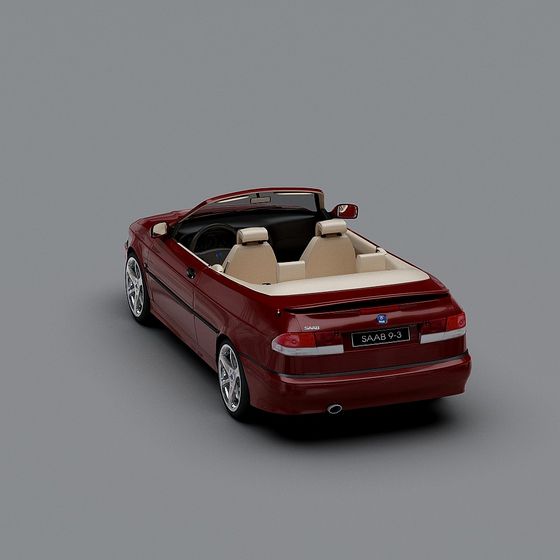 Saab 9-3 Convertible 3D model