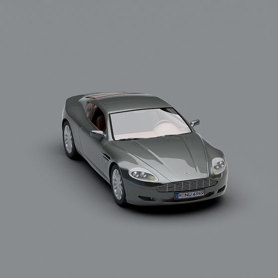 Futuristic Sports Car 3D model