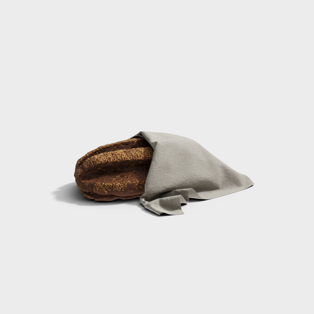 Bread and Linen 3D model
