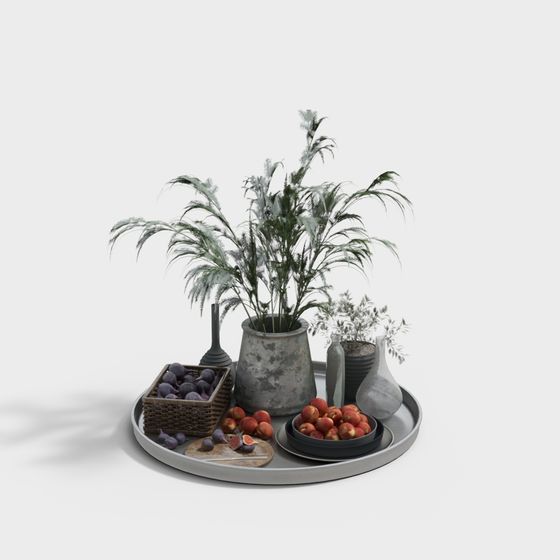 Rustic Dining Table 3D model