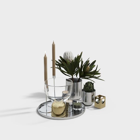 Cozy Corner Decor 3D model