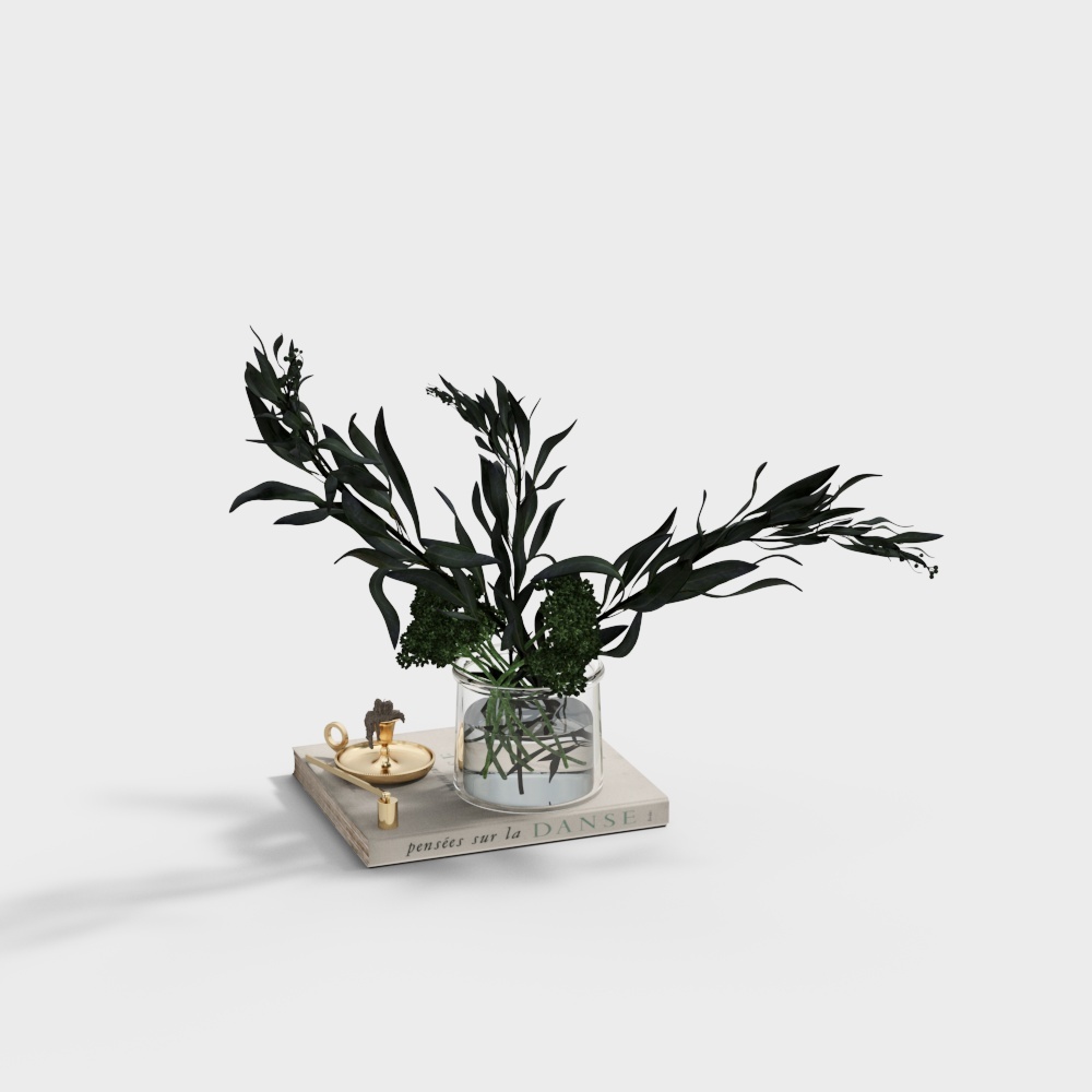 Bình trang trí cuốn sách hiện đại